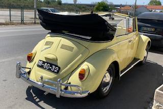 1966 vw 1300 convertible - New upholstery, door panels & cover