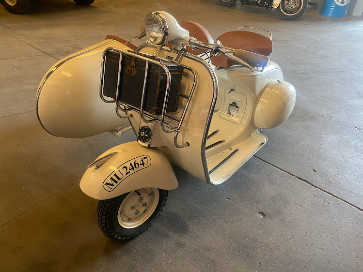 1956 Vespa w/sidecar
