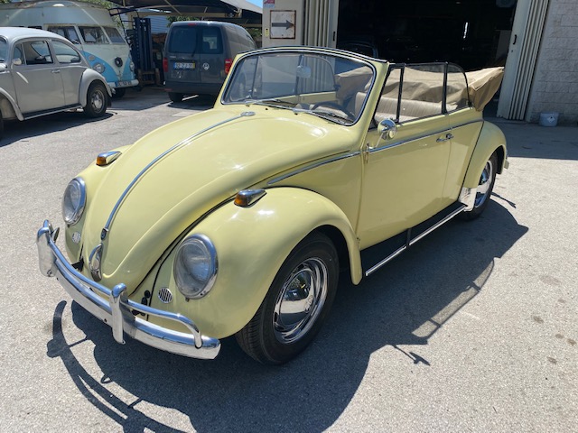 1966 vw 1300 convertible - Under detailing